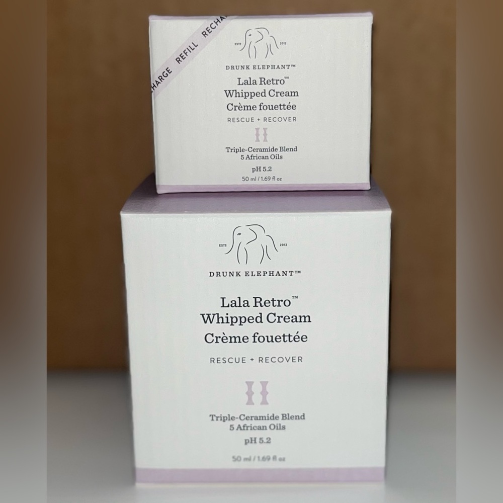 Drunk Elephant Lala Retro Whipped Cream with refill